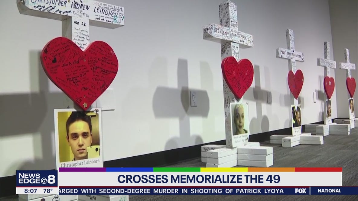 49 crosses honor Pulse victims in display at Orange County History Center